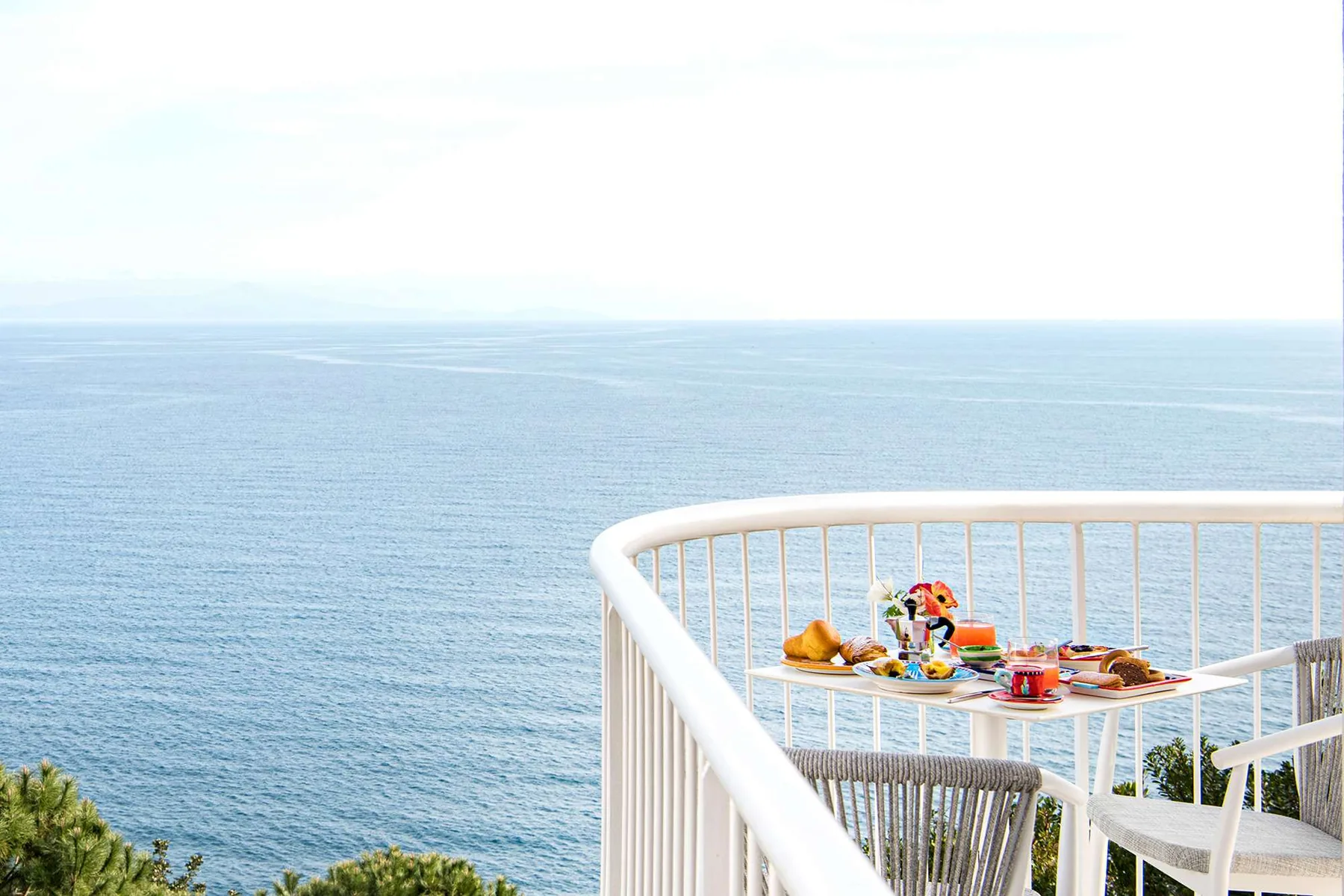 Una Villa Amalfi Panoramic vista mare balcone privato con colazione in camera